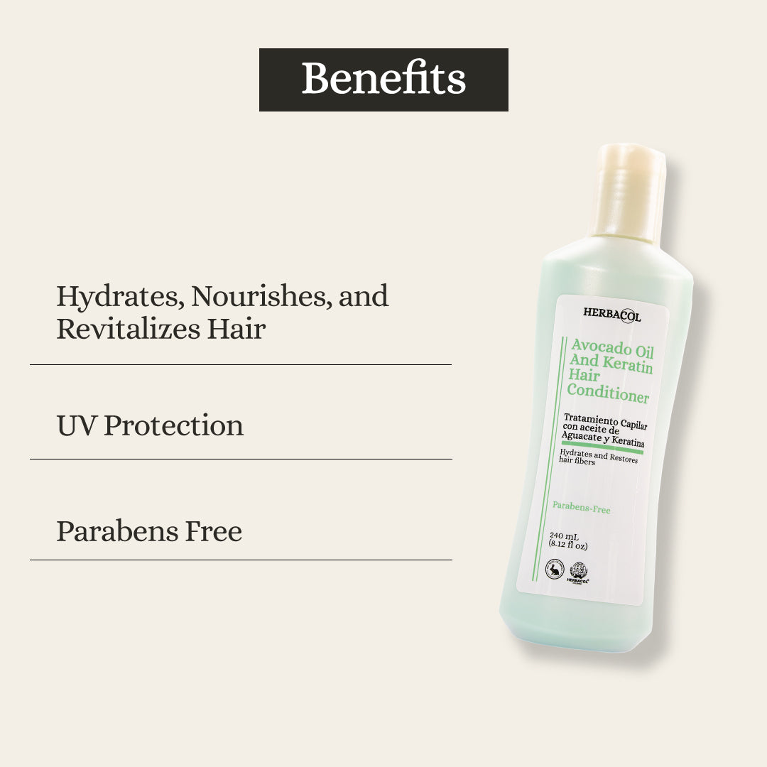 Avocado Oil and Keratin Hair Conditioner