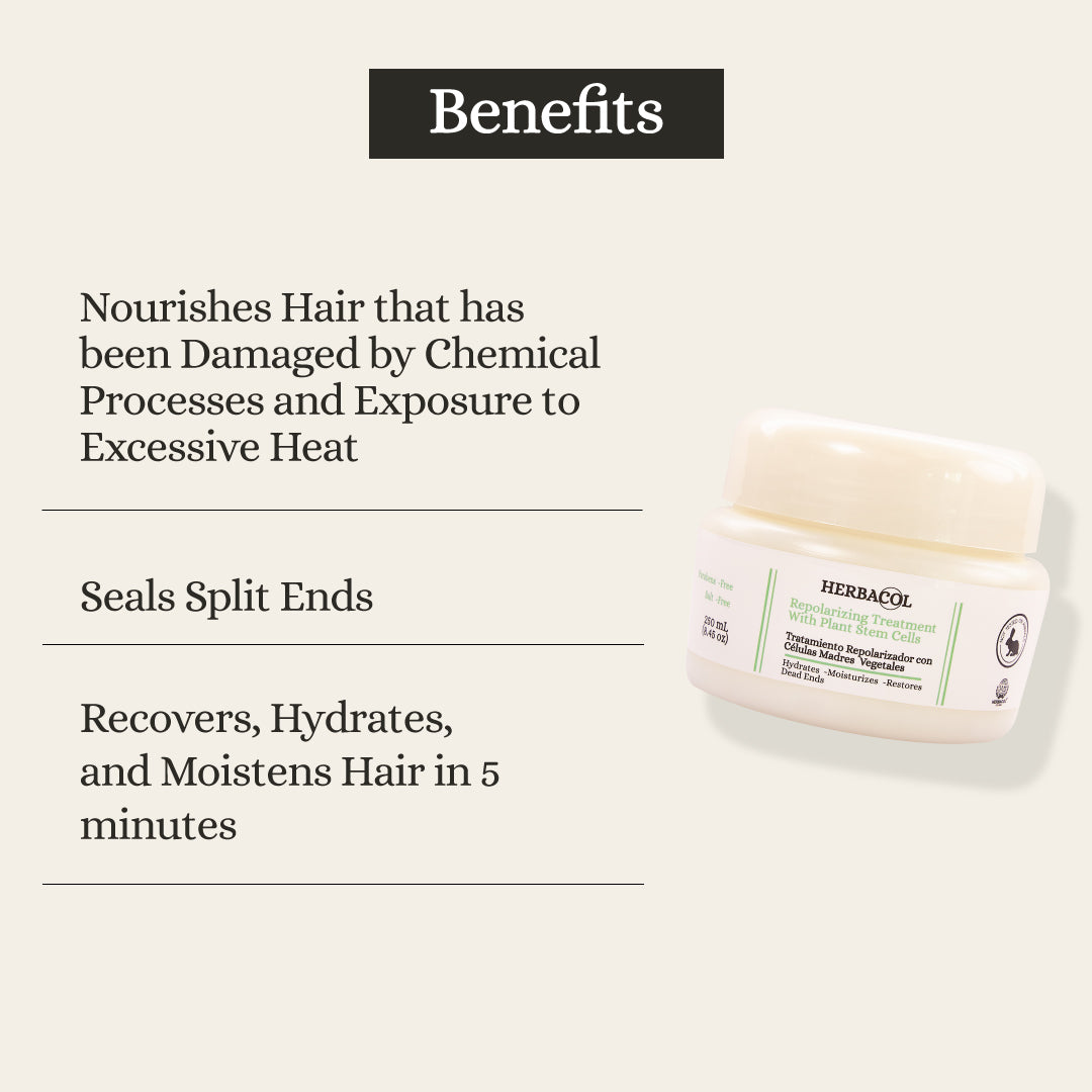 Repolarizing Hair Treatment with Plant Stem Cells | Repolarizador