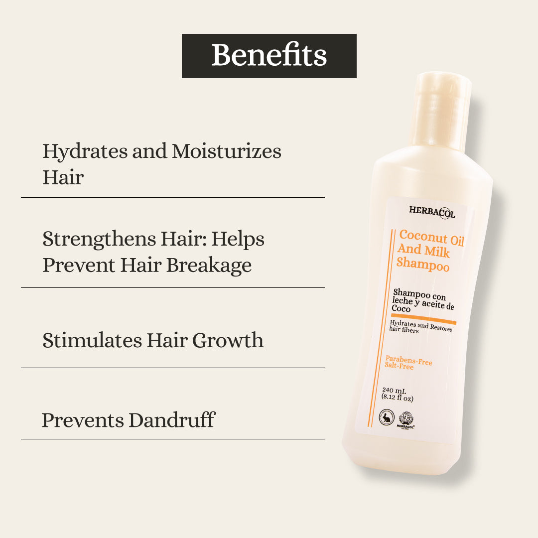 Coconut Oil and Milk Shampoo