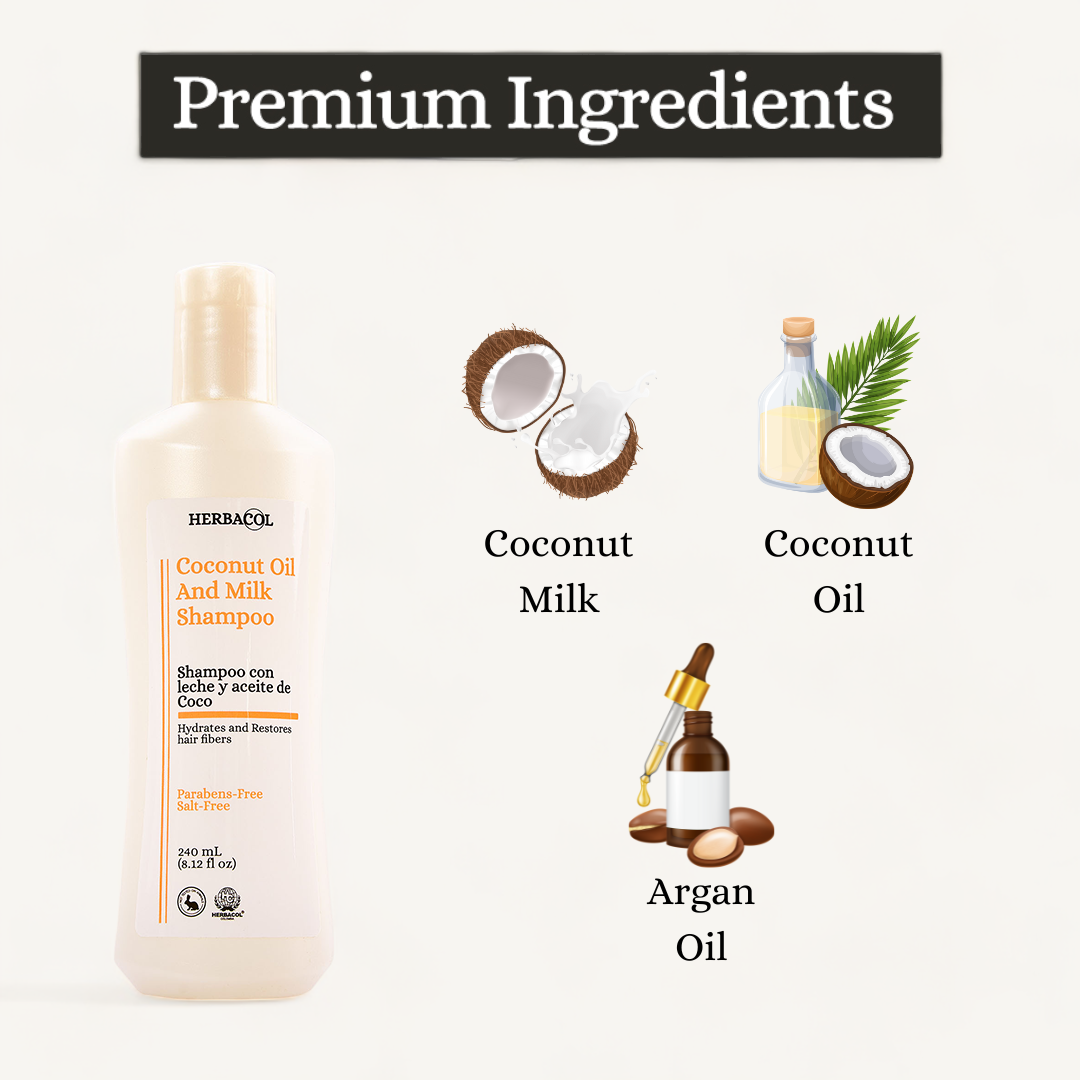 Coconut Oil and Milk Shampoo