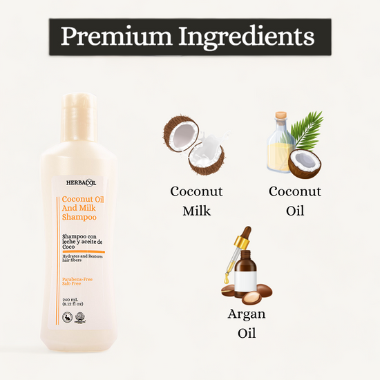 Coconut Oil and Milk Shampoo