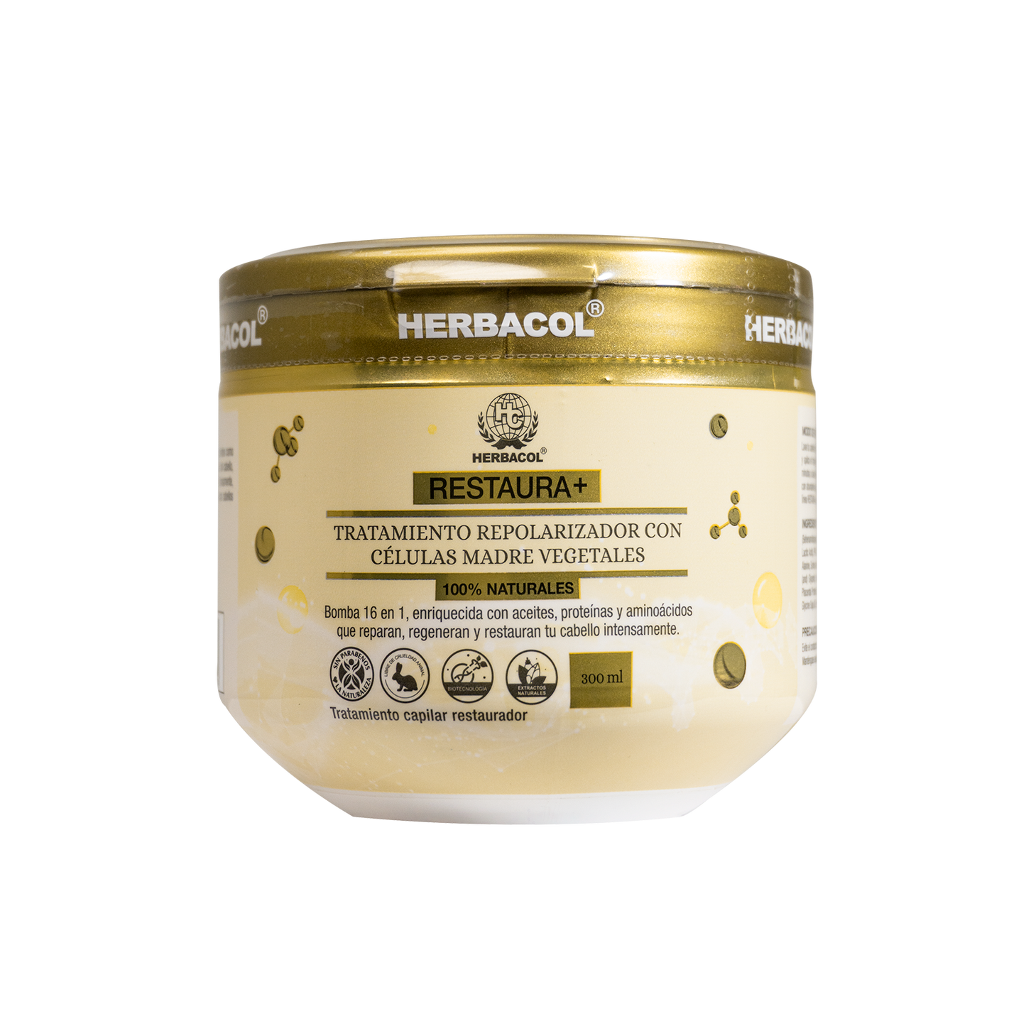 Repolarizing Hair Treatment with Plant Stem Cells | Tratamiento repolarizador con celulas madres vegetales 300 ml