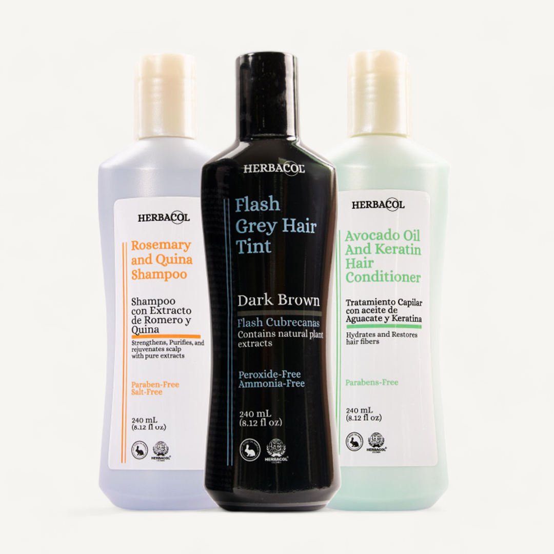 Flash Grey Hair Tint Regimen | Kit Flash Cubrecanas